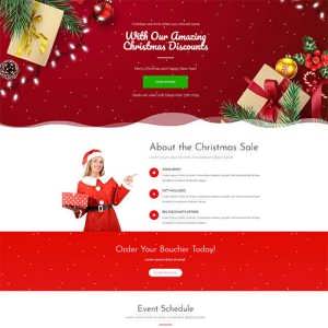 Free Divi Christmas Layout