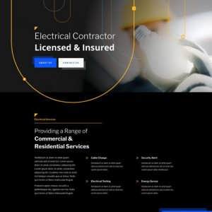 electrician landing page