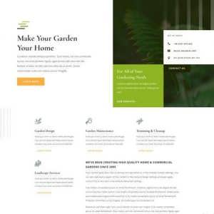 gardener landing page