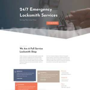 locksmith landing page