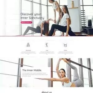 Divi Free Yoga Layout Pack