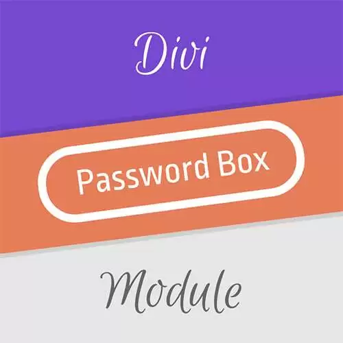 Divi Password Box