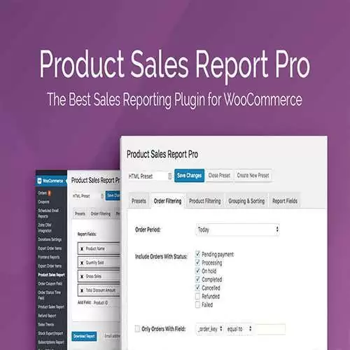 Product Sales Report Divi