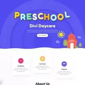 daycare landing page