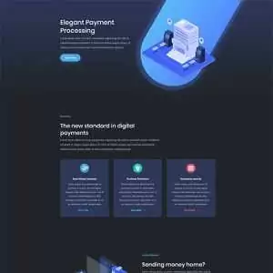 digital payment divi layout