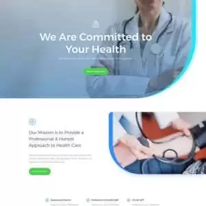 doctors office landing page