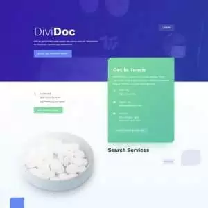health clinic landing page