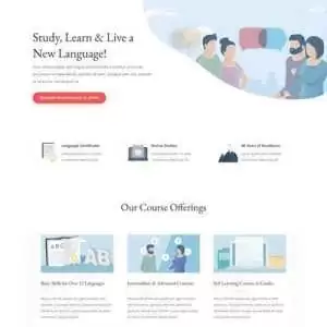language school landing page scaled