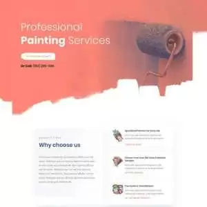 painting service landing page