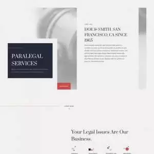 paralegal landing page