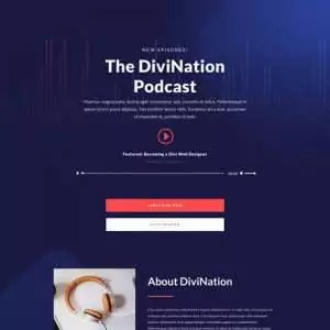 podcast landing page