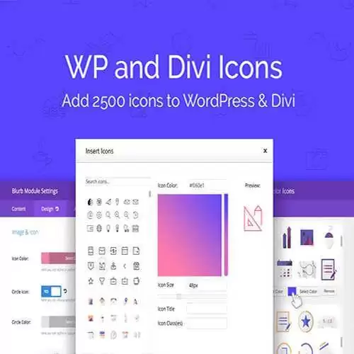 wp divi icons