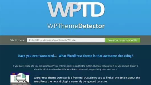 wp theme detector