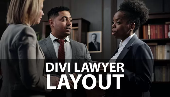 Divi Lawyer Layout | Divi Attorney Layouts | Law Website